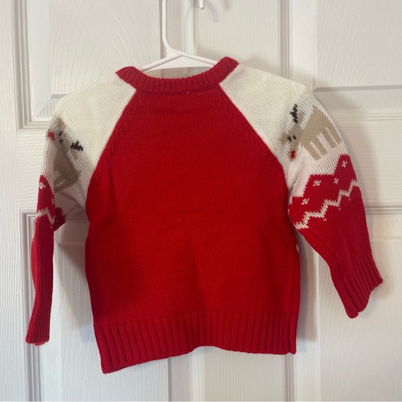 Infant Reindeer Print Christmas Sweater - Picture 5 of 5